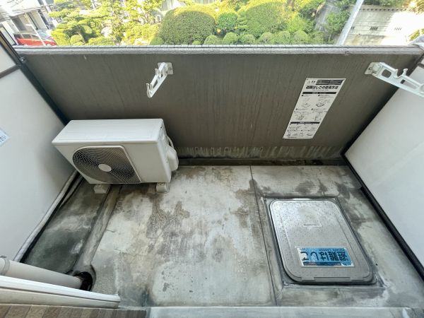 ラフォーレ竹山2階1K ベランダの画像