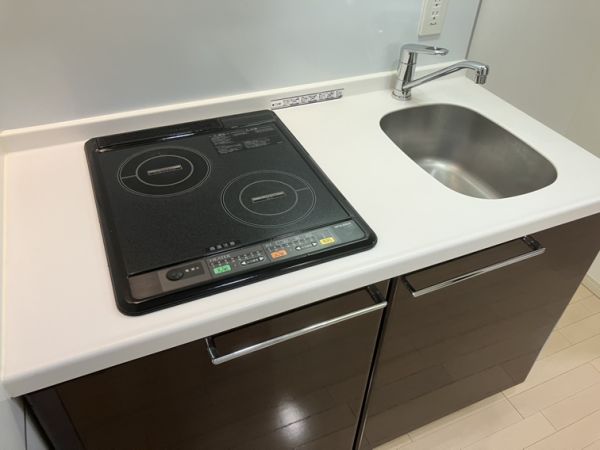 クラウンハイム北心斎橋フラワーコート2階1K キッチンの画像