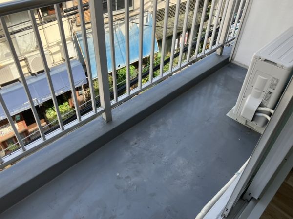 chocolate　abeno3階1DK ベランダの画像