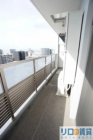 Dimus新大阪13階1LDK ベランダの画像
