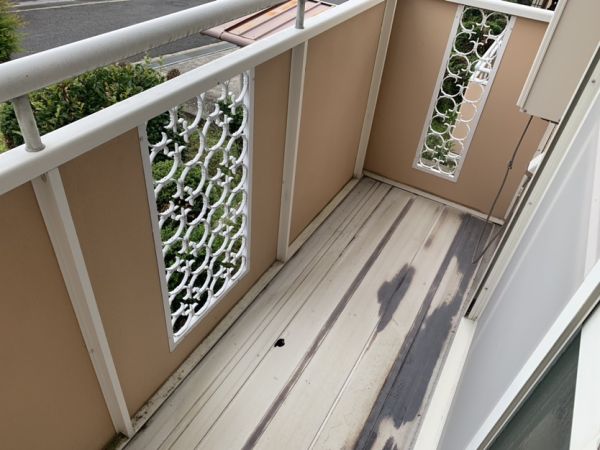 グリーンヒル小金台E棟1階2LDK ベランダの画像