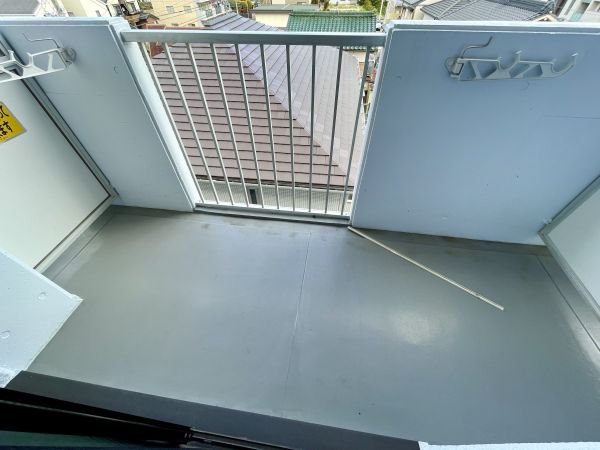 メゾン・ド・ポプラ4階1K ベランダの画像