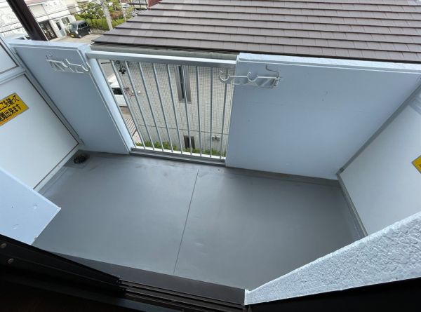 メゾン・ド・ポプラ4階1K ベランダの画像