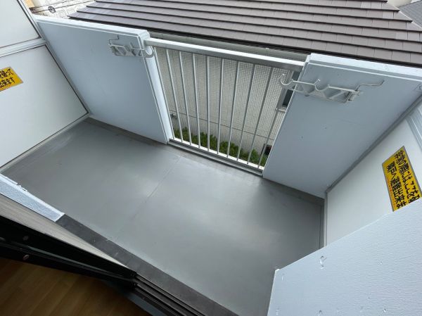 メゾン・ド・ポプラ2階1K ベランダの画像