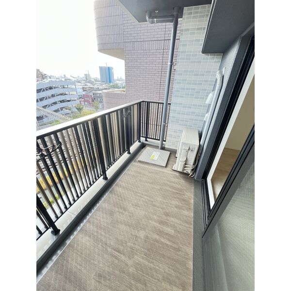 スプランディッドVIII6階1LDK ベランダの画像