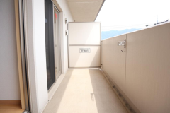 我楽ハウス1階2LDK ベランダの画像