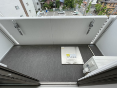 レジデンス南桜塚2階1K ベランダの画像