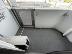 レジデンス南桜塚2階1K ベランダの画像