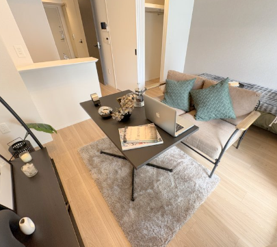 コンフォリア・リヴ大阪本町13階1DK リビングの画像