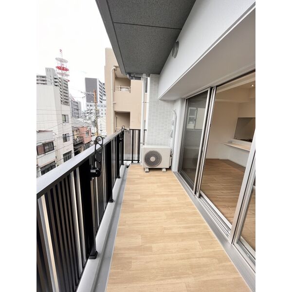 スプランディッド城東関目3階2LDK ベランダの画像