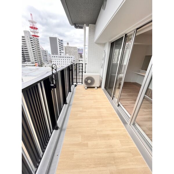 スプランディッド城東関目6階2LDK ベランダの画像