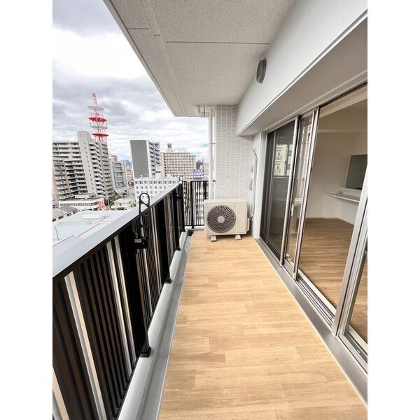 スプランディッド城東関目9階2LDK ベランダの画像