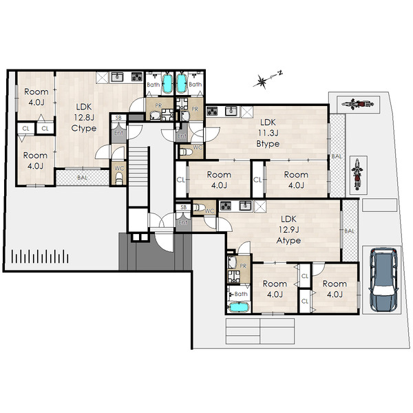 	FeLiciare　HANATEN1階2LDK その他①の画像