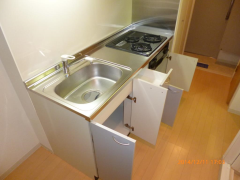 AH-BONⅡ2階1DK キッチンの画像
