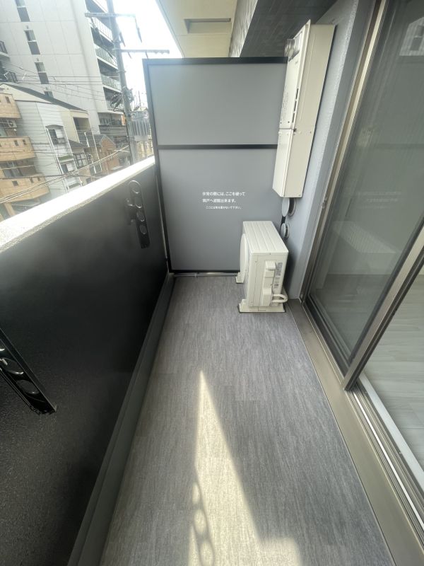 グランカリテ大正ドマーニ3階1K ベランダの画像