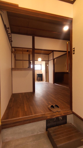 高石市東羽衣３丁目テラス1階2LDK 玄関の画像