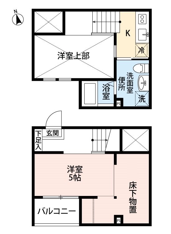 1Rの間取り画像