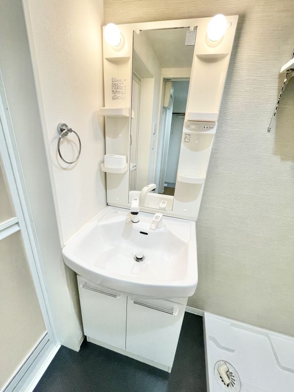 ヴァンクール中小田井1階1K 洗面所の画像