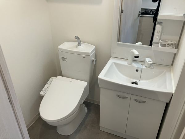 エグゼ大阪CITYアインツ1階1K トイレの画像