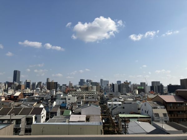 エグゼ大阪CITYアインツ7階1K 景観の画像