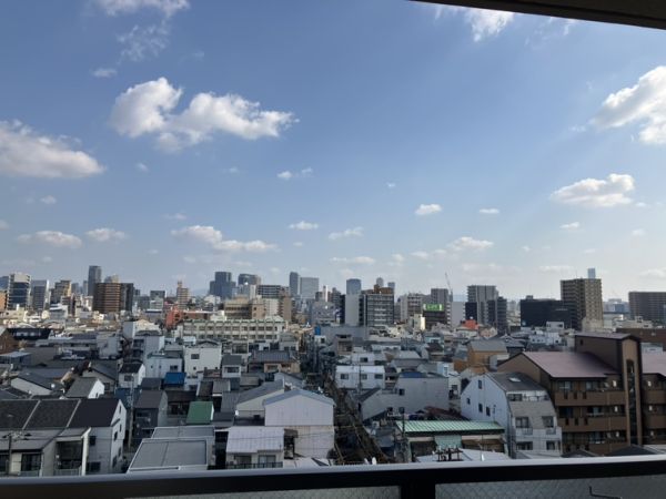 エグゼ大阪CITYアインツ8階1K 景観の画像