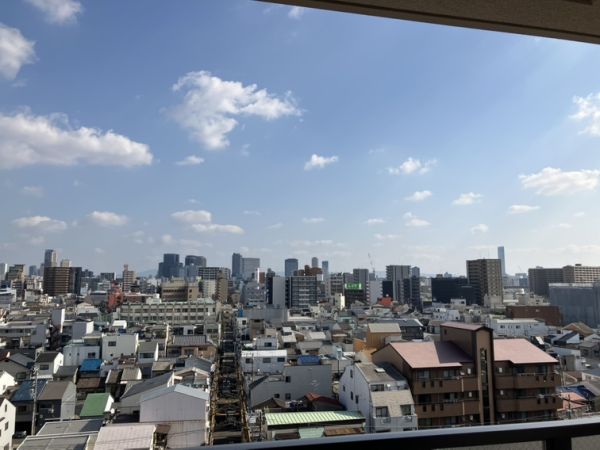 エグゼ大阪CITYアインツ9階1K 景観の画像