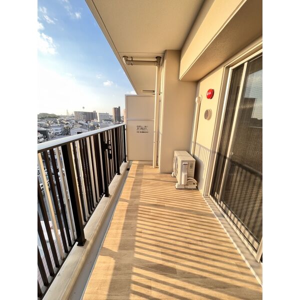 スプランディッド中百舌鳥7階1LDK ベランダの画像