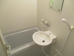 ラフィネシャンブル1階1K お風呂の画像