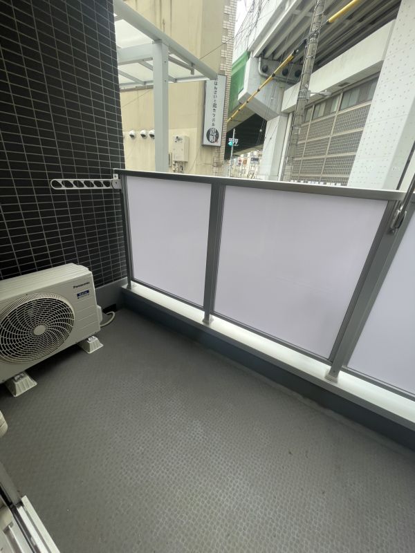 カルム共栄1階1LDK ベランダの画像