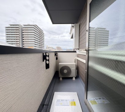 Muse ZioⅤ3階1LDK ベランダの画像