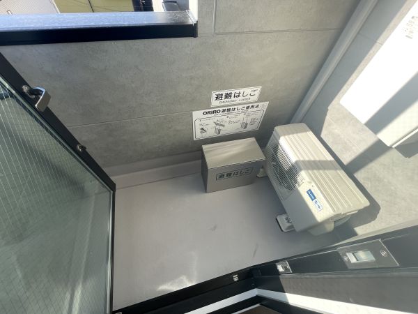 リュクスシティー黄金2階1LDK ベランダの画像