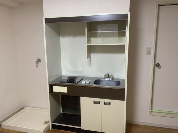 宜民マンション7階1R キッチンの画像