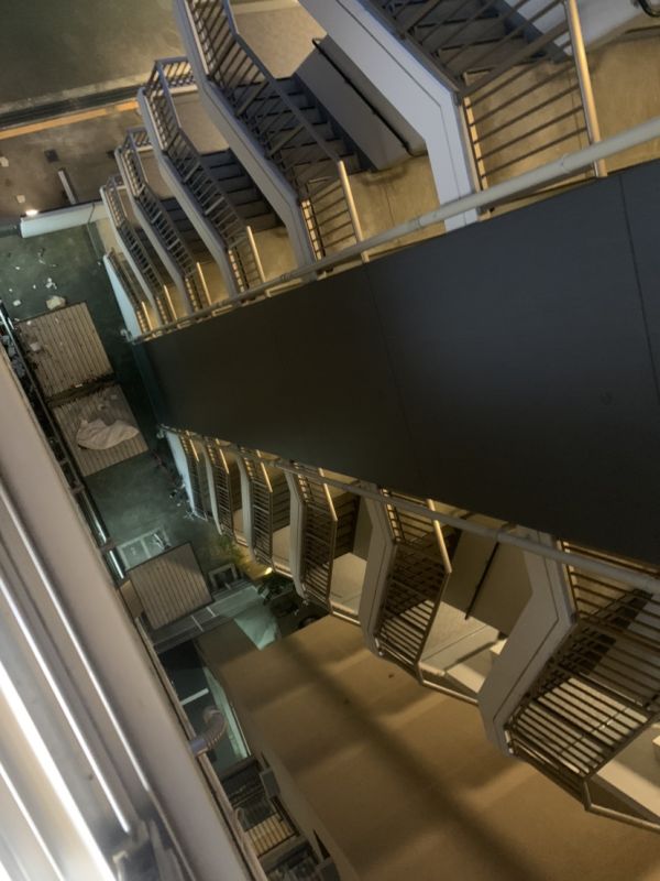 宜民マンション7階1R ベランダの画像