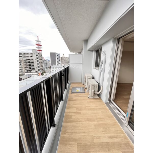 スプランディッド城東関目9階2LDK ベランダの画像