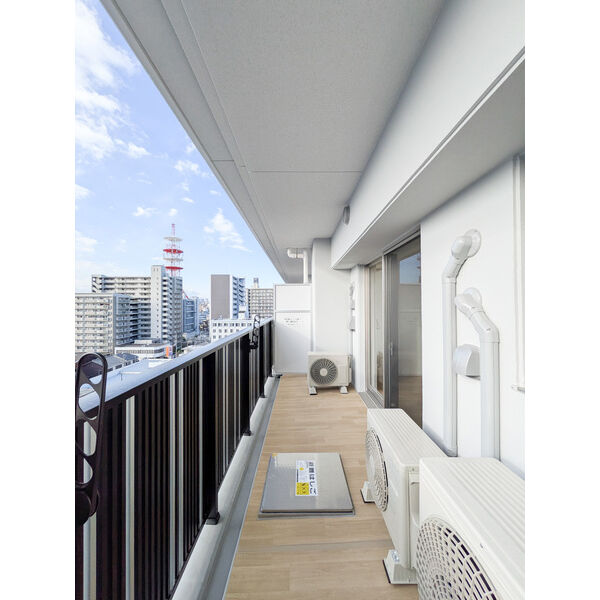 スプランディッド城東関目9階2LDK ベランダの画像