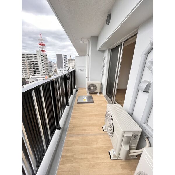 スプランディッド城東関目9階2LDK ベランダの画像