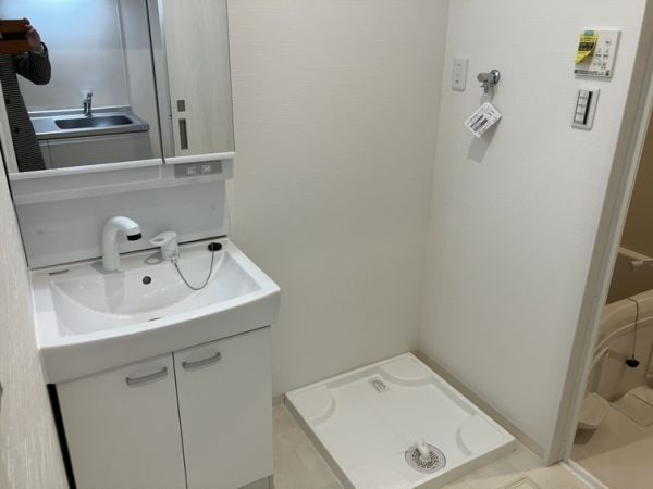 プルメリア阪大前1階1K 洗面所の画像