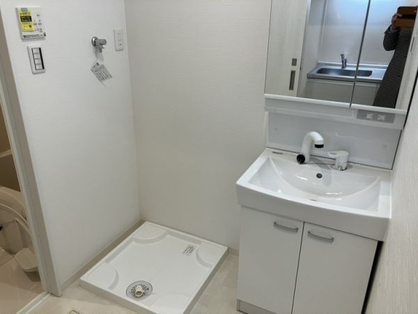 プルメリア阪大前1階1K 洗面所の画像