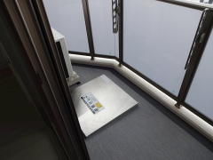 K&K芥川5階1K ベランダの画像