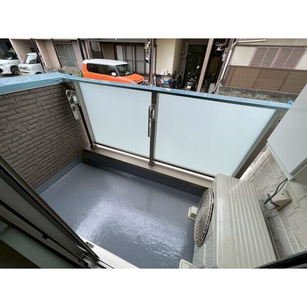 DEAR KINDAI01階1DK ベランダの画像