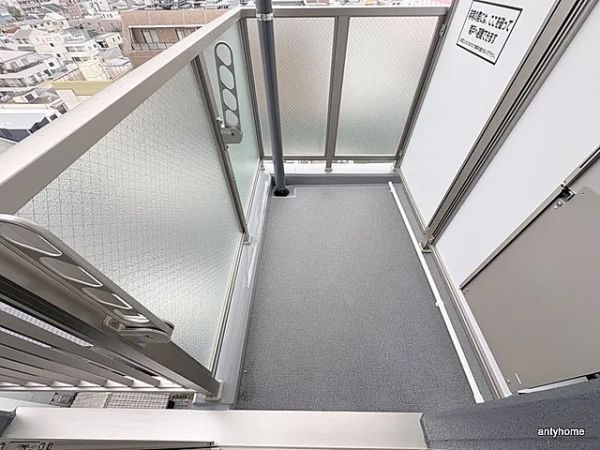 エグゼ大阪ＣＩＴＹルーエ4階1K ベランダの画像