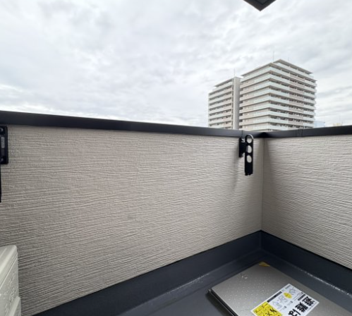 Muse ZioⅤ1階1LDK ベランダの画像