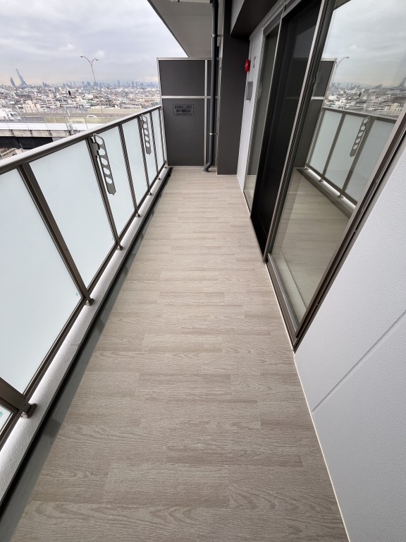 ディエスベアティ久宝寺口4階1LDK ベランダの画像