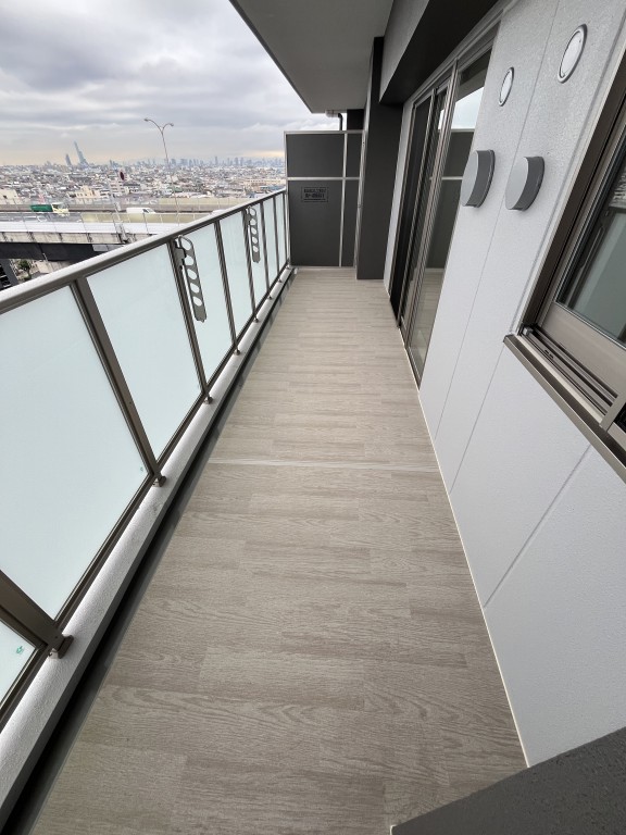 ディエスベアティ久宝寺口8階1LDK ベランダの画像