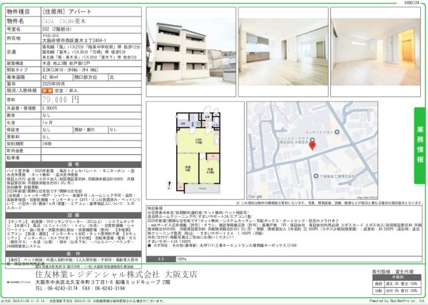 2LDKの間取り画像