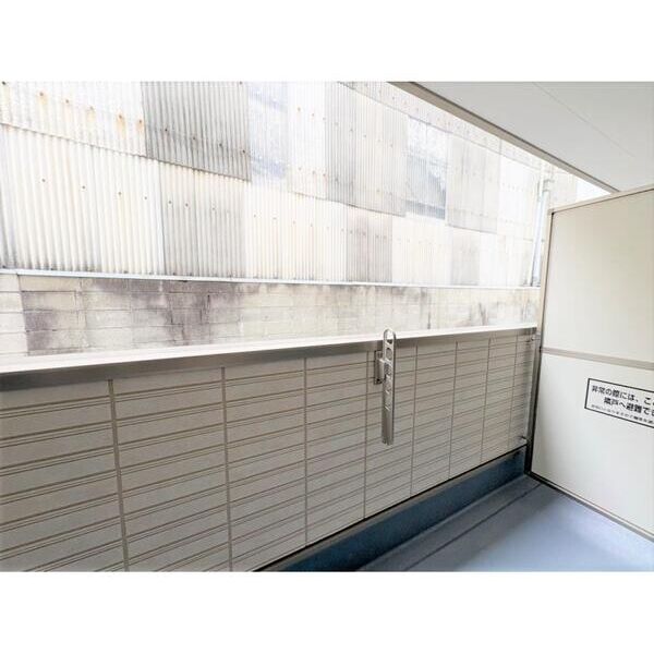 CASA　CALMA菱木01階2LDK ベランダの画像