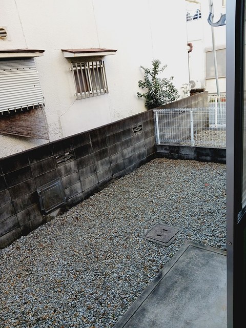 スカイハイツⅢ1階1LDK ベランダの画像