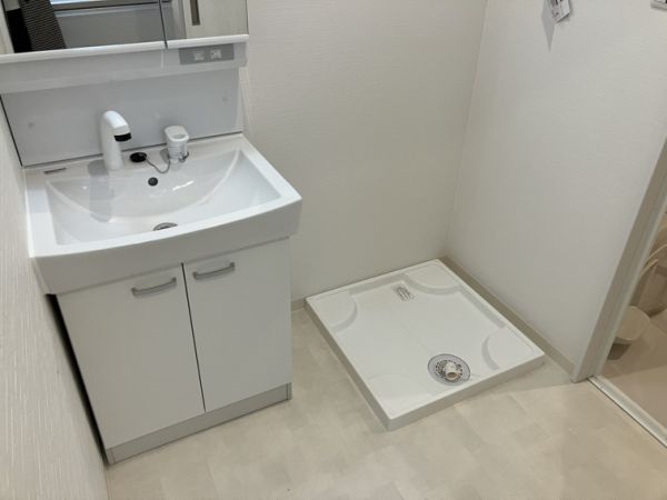 プルメリア阪大前2階1K 洗面所の画像