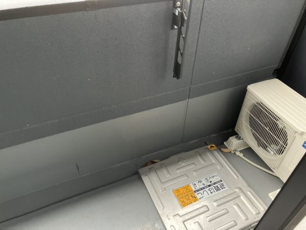 プルメリア阪大前2階1K ベランダの画像