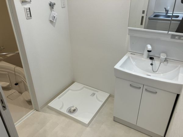 プルメリア阪大前3階1K 洗面所の画像